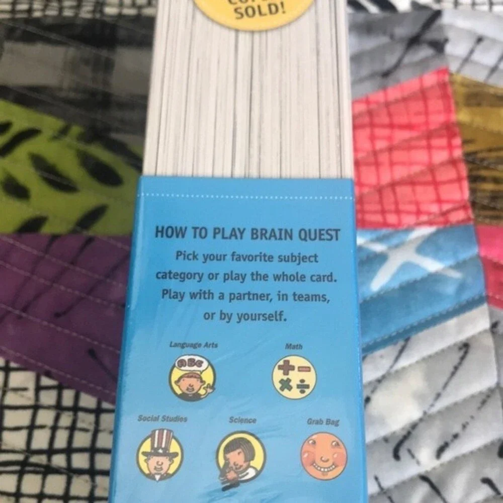 Brain Quest Flashcards Educational Game Grade 2 for 7-8 year olds
